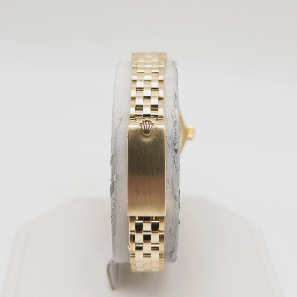 ROLEX OYSTER PERPETUAL 24mm 14k Yellow Gold Ladies Watch main image 3